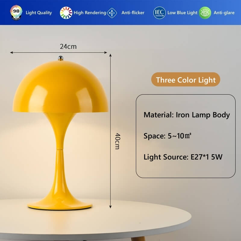Simple Danish Mushroom Table Lamp Decorative Jellyfish Lamp