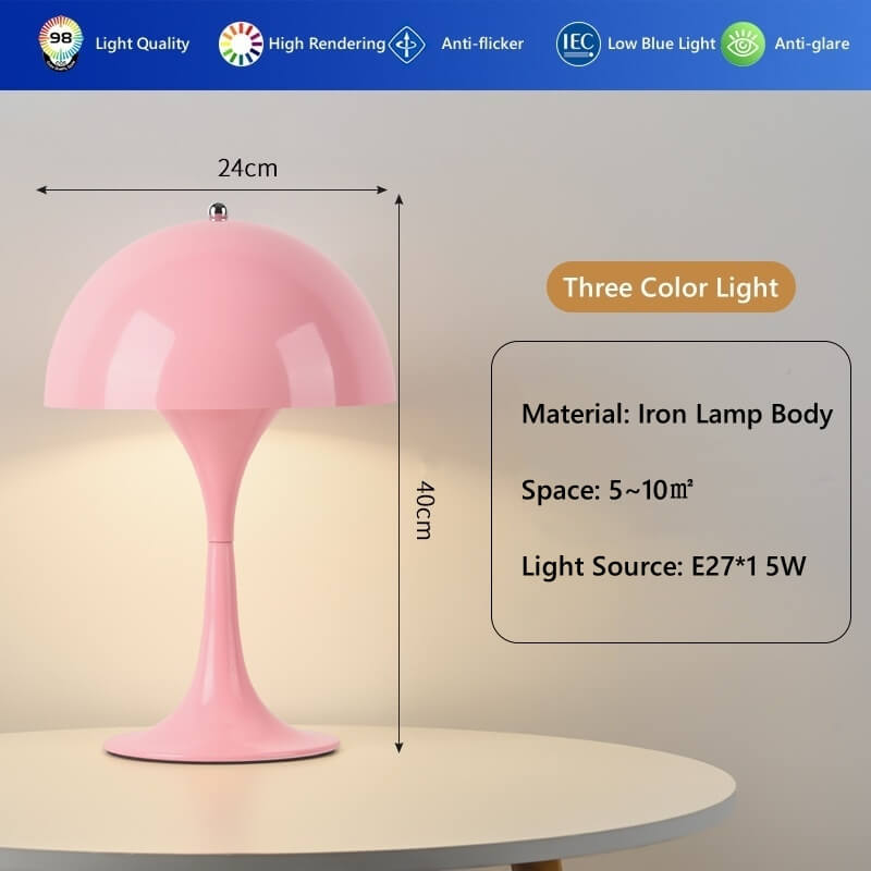 Simple Danish Mushroom Table Lamp Decorative Jellyfish Lamp