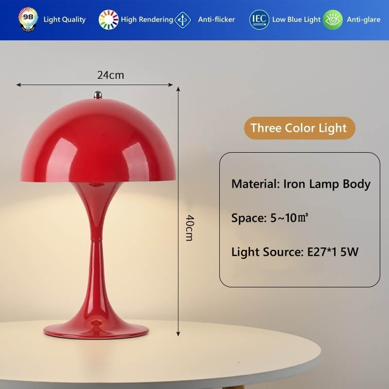 Simple Danish Mushroom Table Lamp Decorative Jellyfish Lamp