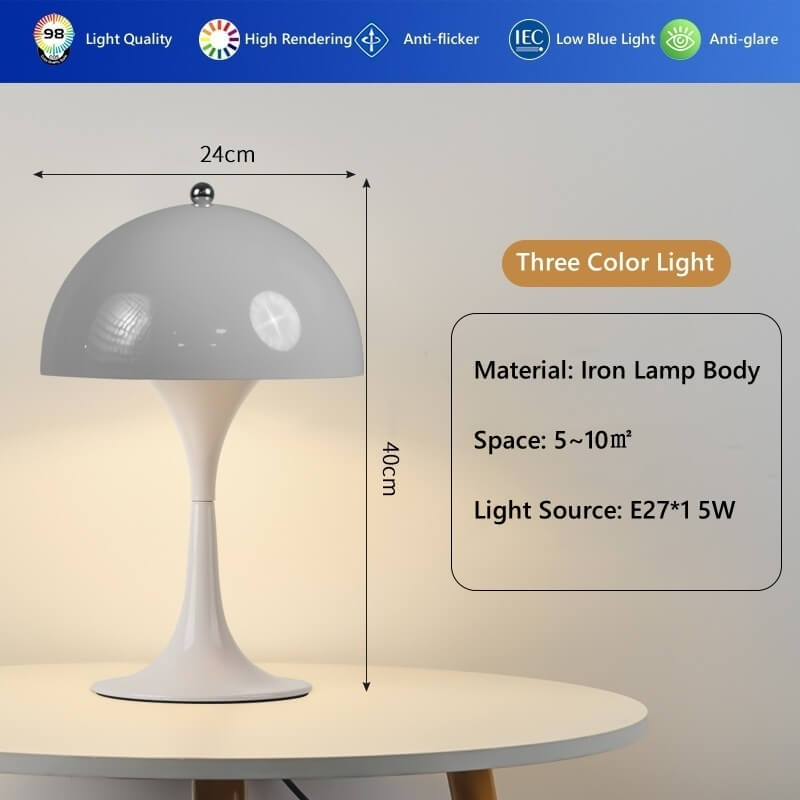 Simple Danish Mushroom Table Lamp Decorative Jellyfish Lamp
