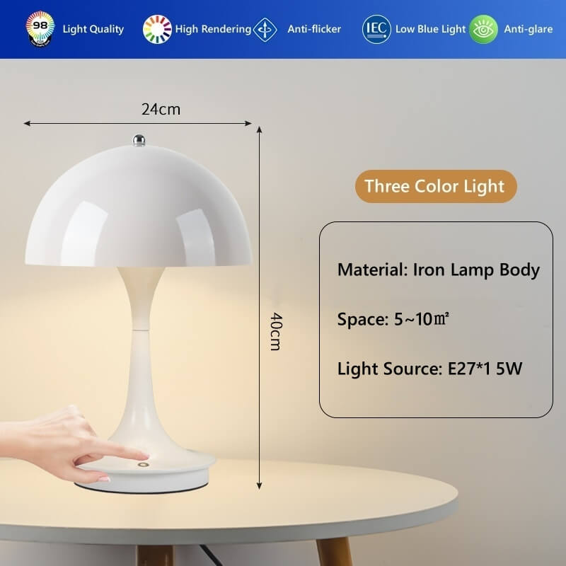 Simple Danish Mushroom Table Lamp Decorative Jellyfish Lamp