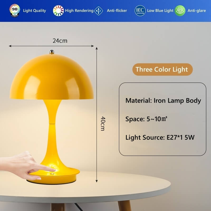 Simple Danish Mushroom Table Lamp Decorative Jellyfish Lamp