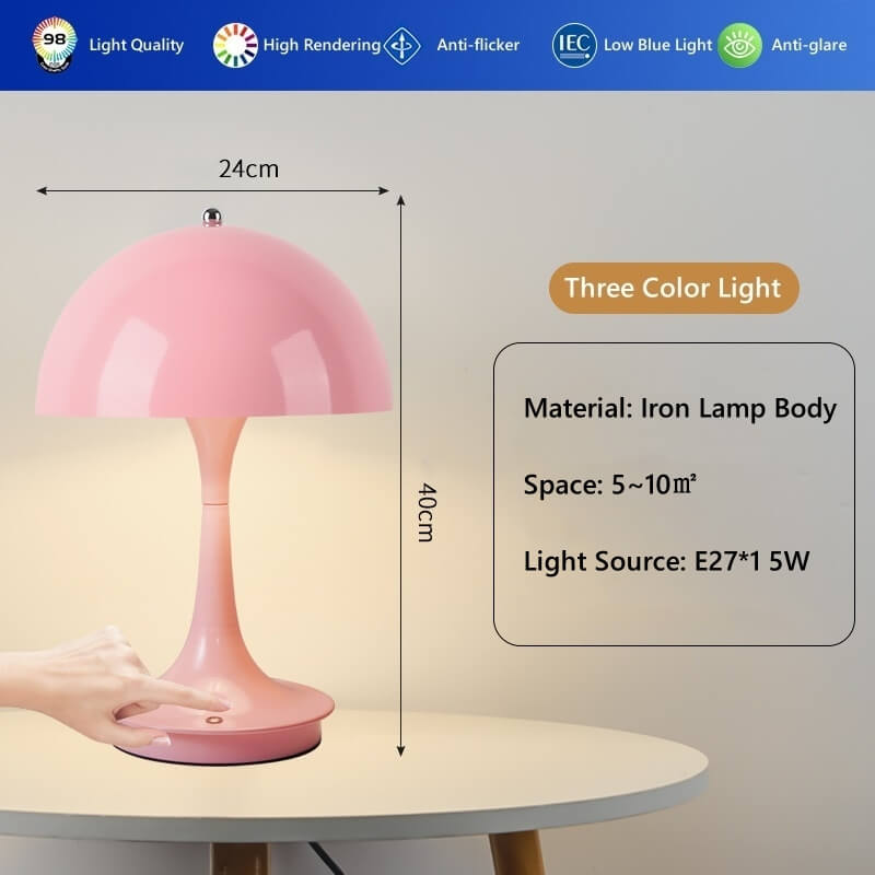 Simple Danish Mushroom Table Lamp Decorative Jellyfish Lamp
