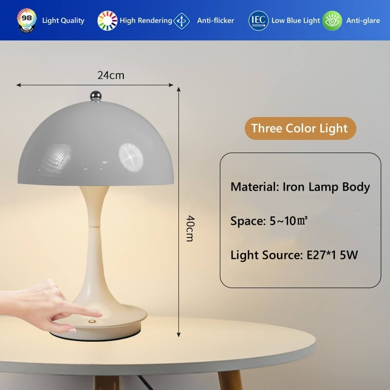 Simple Danish Mushroom Table Lamp Decorative Jellyfish Lamp