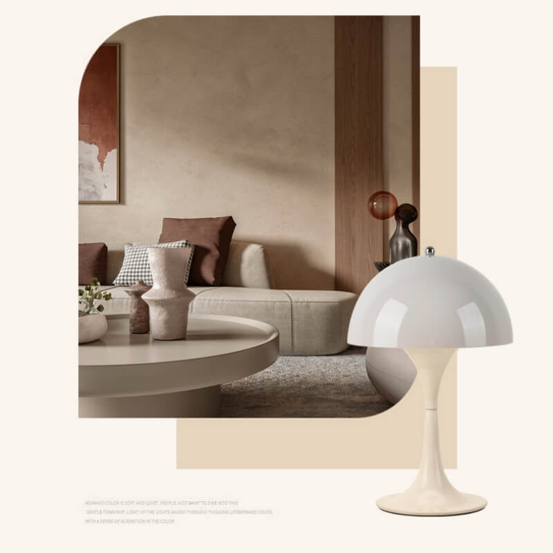 Simple Danish Mushroom Table Lamp Decorative Jellyfish Lamp