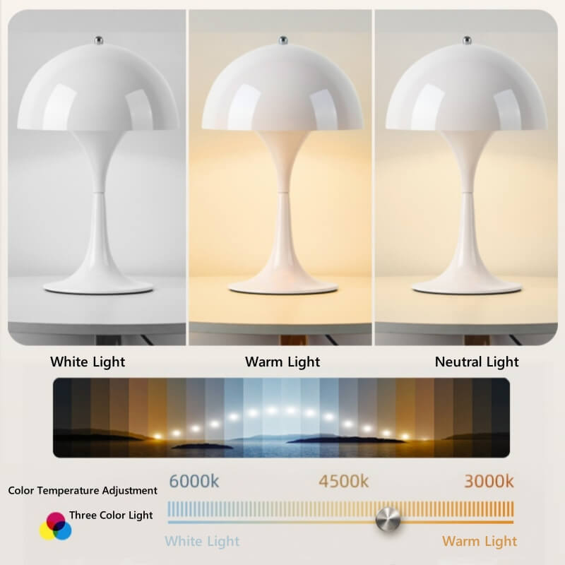 Simple Danish Mushroom Table Lamp Decorative Jellyfish Lamp