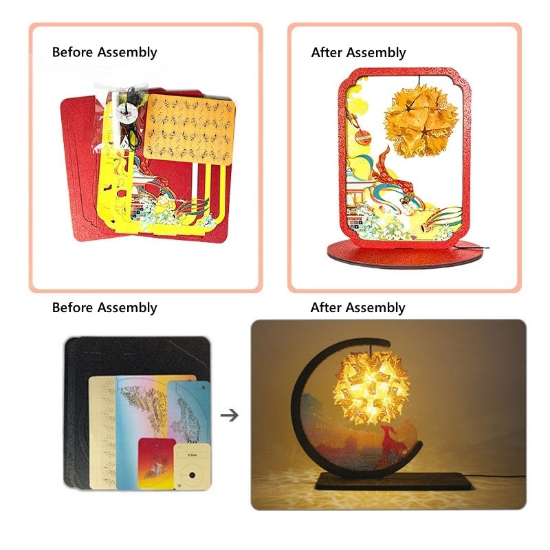 Eco-friendly DIY Origami Decorative Night Light