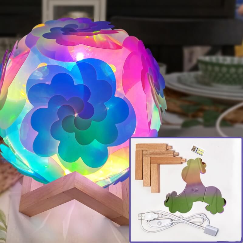 Rose Flower Clouds DIY Night Light