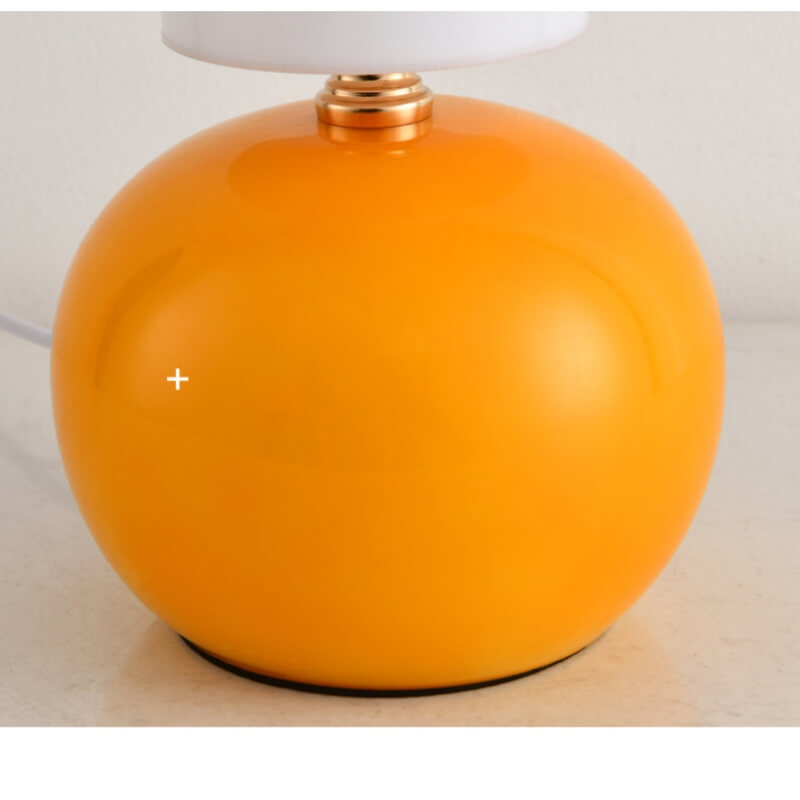 French Cream Mushroom Table Lamp Eye Protection Full Spectrum