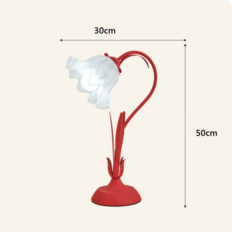 Romantic Flower Eye Protection Table Lamp