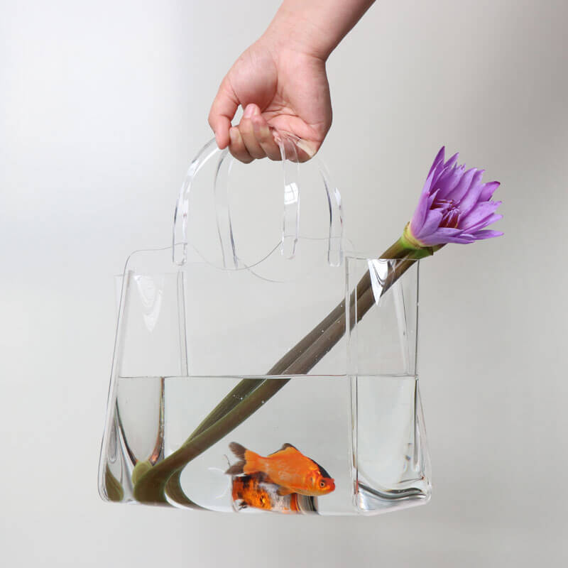 Acrylic Bag Shape Vase