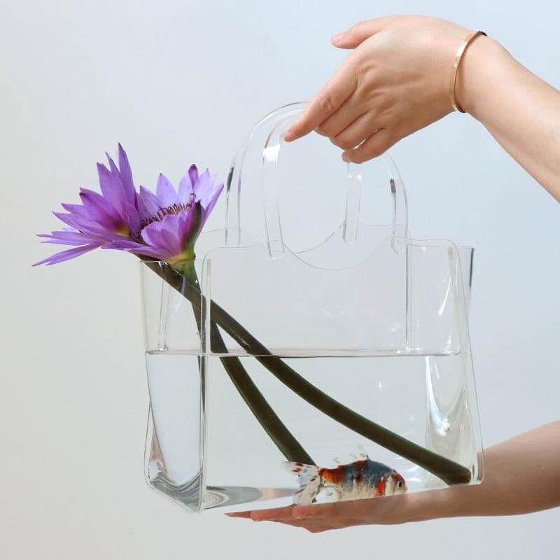Acrylic Bag Shape Vase