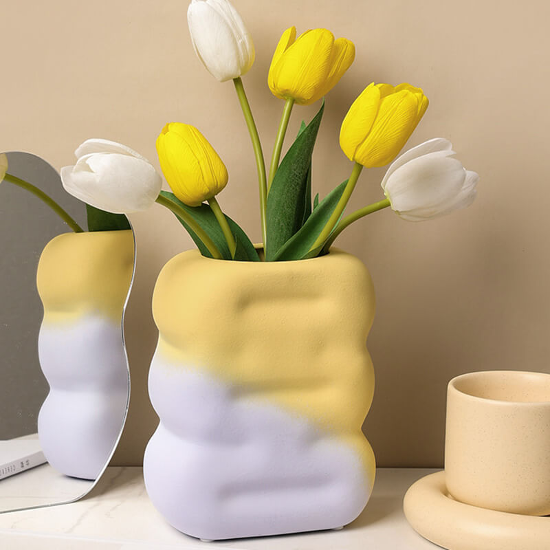 Marshmallow Ceramic Vase