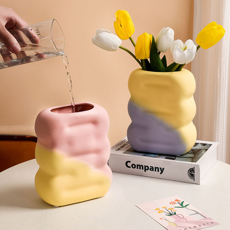Marshmallow Ceramic Vase