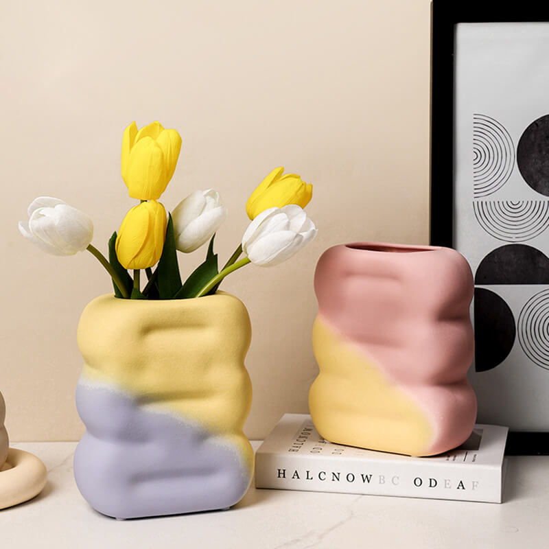 Marshmallow Ceramic Vase