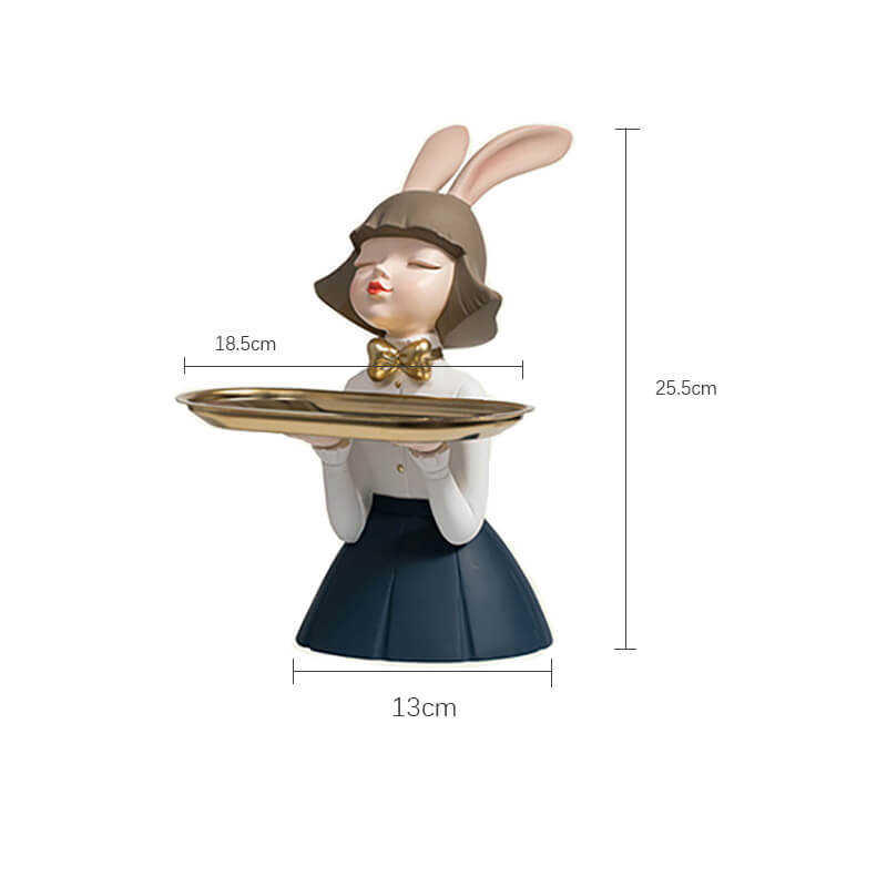 Rabbit Girl Resin Storage