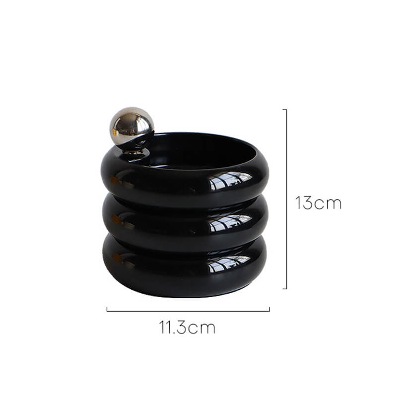 Rotatable Multilayer Ceramic Jewelry Storage
