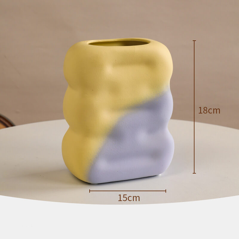 Marshmallow Ceramic Vase