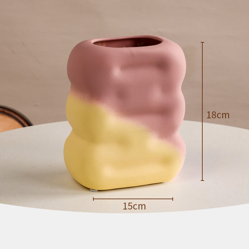 Marshmallow Ceramic Vase
