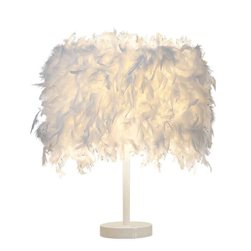 Feather Night Light  Art Table Lamp