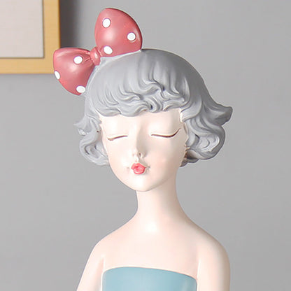 Cute Butterfly Girl Resin Storage Decoration