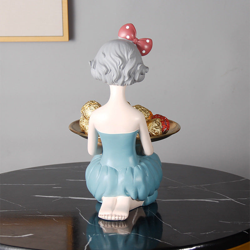Cute Butterfly Girl Resin Storage Decoration