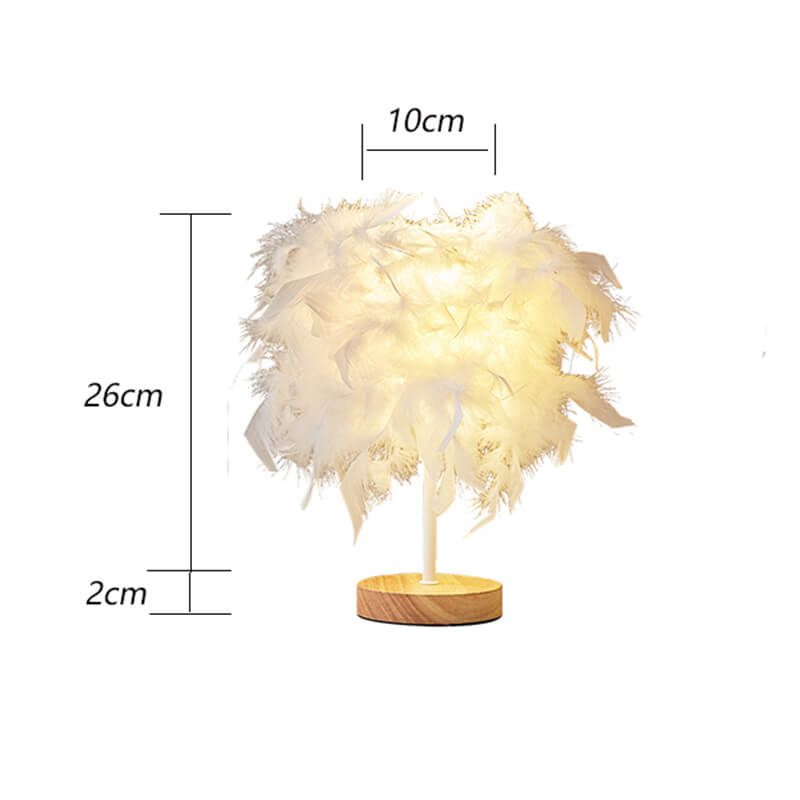 Feather Table Lamp