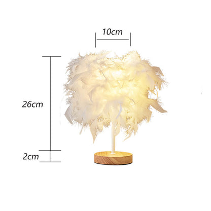 Feather Table Lamp