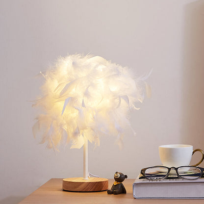 Feather Table Lamp