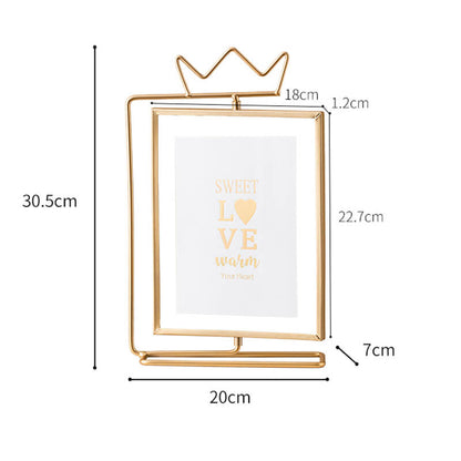 Iron Crown Photo Frame