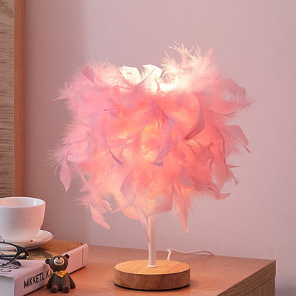 Feather Table Lamp