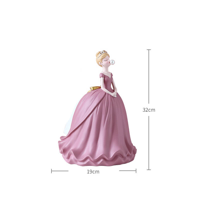 Princess Dress Resin Tissue Box