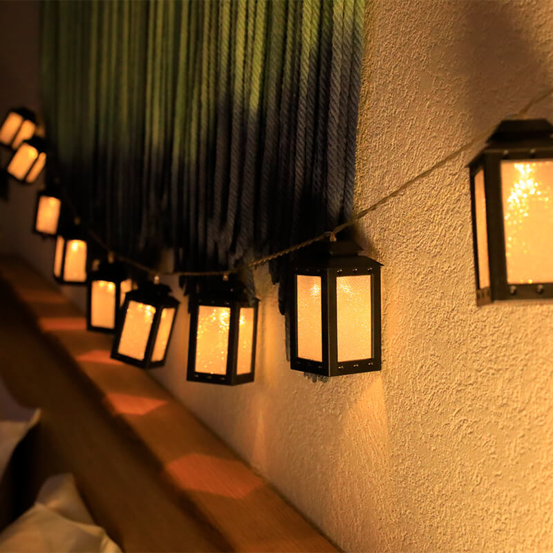 Retro Lantern String Lights